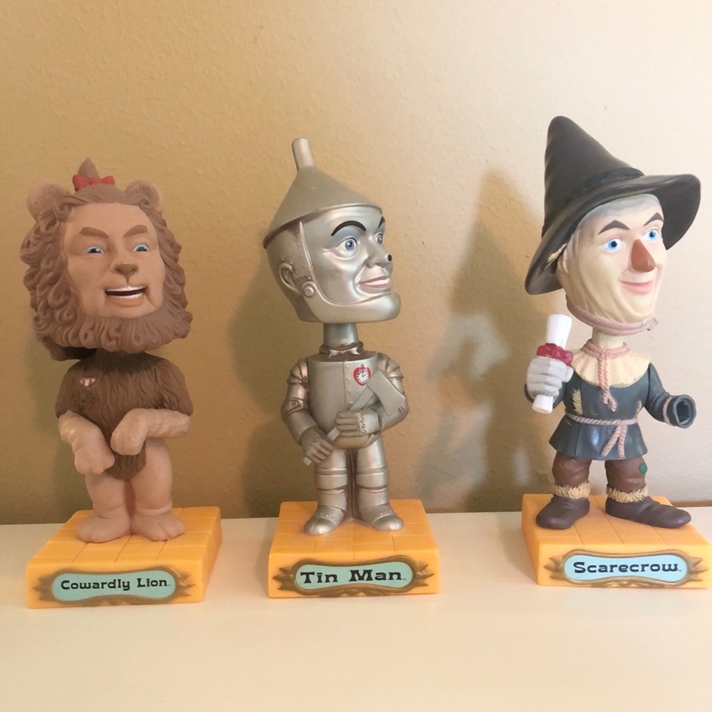 Wizard of Oz bobble head figurine set